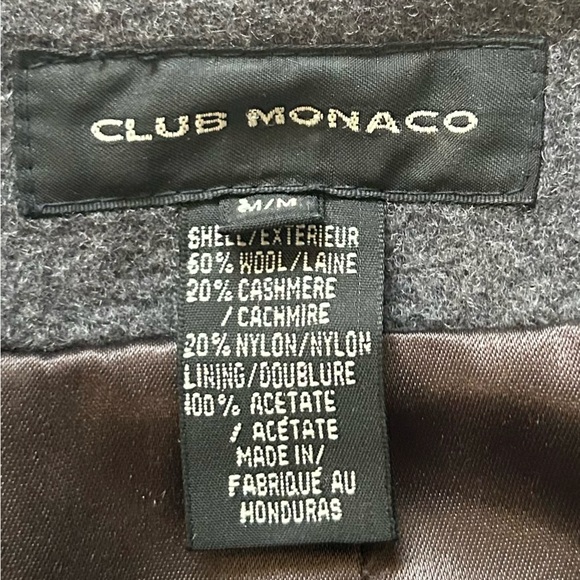 Club Monaco Cashmere/Wool Winter Coat - Picture 6 of 6